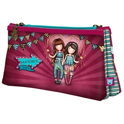 Abbildung von Santoro Doppelmäppchen, Kosmetiktasche, Täschchen GORJUSS FIREWORKS