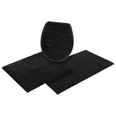 Abbildung von my home Badematte &quot;Vanessa&quot;, Höhe 10 mm, rutschhemmend beschichtet, schnell trocknend fußbodenheizungsgeeignet strapazierfähig, Badteppich, weiche Haptik, unifarben