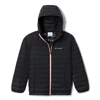 Abbildung von Columbia Youth Girls Powder Lite Kapuzen Steppjacke, Black, XL