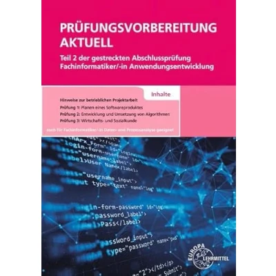 Abbildung von Prüfungsvorbereitung aktuell Teil 2 der gestreckten Abschlussprüfung: Fachinformatiker/ in Anwendungsentwicklung