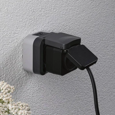 Abbildung von Paulmann 50138 Zwischenstecker Smart Plug Outdoor IP44 Schwarz smarte Steuerung