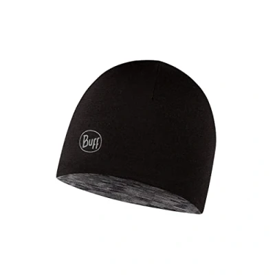 Abbildung von Buff Wende Merino Lightweight Mützeweight BLACK GRAPHITE MULTISTRIPES