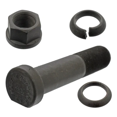 Abbildung von FEBI BILSTEIN 07949 Radbolzen M22 x 1,5 121 10.9 mit Mutter phosphatiert