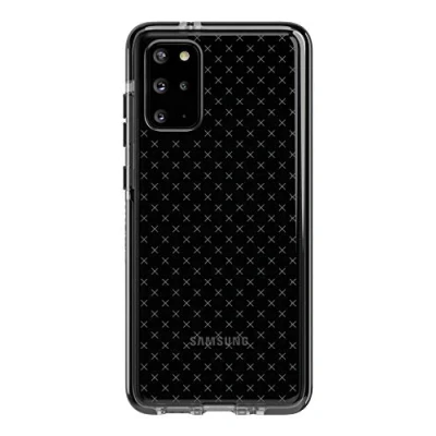 Abbildung von Samsung Galaxy S20 Plus Hülle Silikon Tech21 Soft Case/Backcover Handyhülle Schwarz Shockproof/Stoßfest