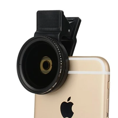 Abbildung von Zomei 37mm Handy Camamera Objektiv Professional ND Rundfilter ND2 ND400 für iPhone / 6 6s Plus Samsung Die meisten Smartphones