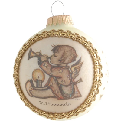 Abbildung von Krebs Glas Lauscha Weihnachtsbaumkugel &quot;KGL77683&quot;, (1 St.), aus Glas, mit Engelmotiv