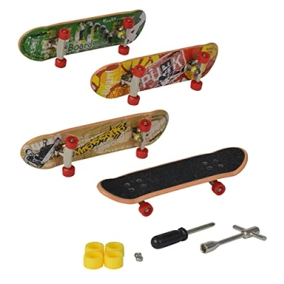 Abbildung von Simba Fingerskateboard Spielzeug Spielwelt Finger Skateboard 4er Set 103306084