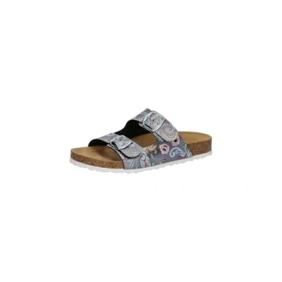 Abbildung von LICO Bioline Pantolette flach, Damen, Größe: 40, Anthrazit Schuhe