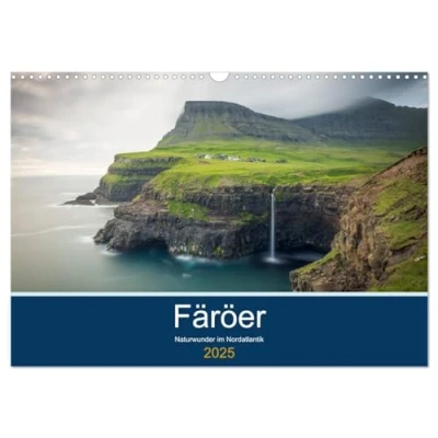 Abbildung von Färöer Naturwunder im Nordatlantik (Wandkalender 2025 DIN A3 quer), CALVENDO Monatskalender