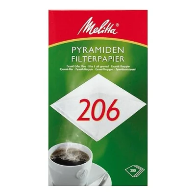 Abbildung von Melitta Filtertüten 206 weiß, 200 Stück, von FROG.coffee