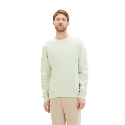 Abbildung von TOM Tailor Basic Sweatshirt, Herren, Größe: Large, Tender sea green