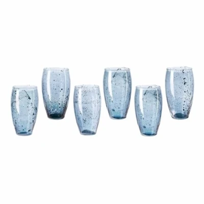 Abbildung von Mirabeau Glas 6er Set Kampala blau/grau,