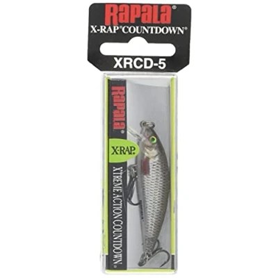 Abbildung von Rapala X Rap Countdown Angelköder Angelzubehör aus Balsaholz Süßwasser Spinnköder Lauftiefe 0.9 1.5m Fischköder 7cm, 10g Hergestellt in Estland Live Rainbow Trout