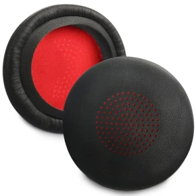 Abbildung von Voyager Focus UC B825 Ersatz Ohrpolster, kompatibel mit Plantronics Binaural, Blackwire 5220 5210 7225, 2 USB A Headset Ohrpolster