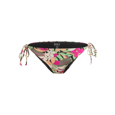 Abbildung von Roxy Printed Classics Moderate Bikinihose, Damen, Größe: Large, Anthracite