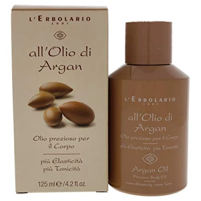 Abbildung von L&#039;Erbolario Arganöl hochwertiges, spezielles Körperöl, 1er Pack (1 x 125 ml)