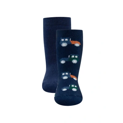 Abbildung von Ewers Stopper Trecker 2 PACK Socken für Kinder, Größe: 19 20, Navy