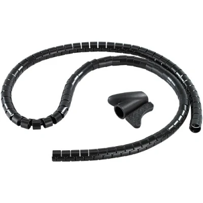 Abbildung von dream audio Flexibler Kabelschlauch 22mm mit Einfädeltool, 1.5m in schwarz (Kabelkanal Design flexibel)