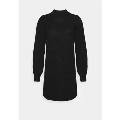Abbildung von JDY L/S HIGH NECK NOOS Strickkleid, Damen, Größe: XXL, Black