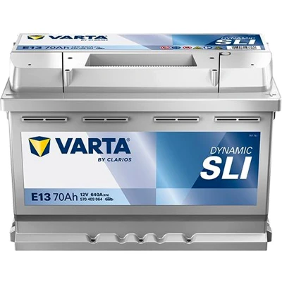 Abbildung von VARTA DYNAMIC SLI 570409064K262 Batterie 12V 70Ah 640A B13 VOLKSWAGEN: TRANSPORTER 4 Bus, Kastenwagen, 3 Bus
