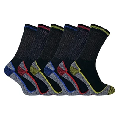 Abbildung von sock snob 3, 6, 12 Paar Herren Damen Atmungsaktiv Dünn Anti Schweiss Bambus für Arbeitssocken Sommer (39 45 eu, BWS 6 Pairs)