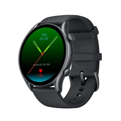 Abbildung von Amazfit GTR 3 Pro 46mm Smartwatch GPS Fitness Uhr mit Überwachung von Herzfrequenz, Schlaf, Stress, SpO2, Sport Watch über 150 Sportmodi, Bluetooth Anrufen, Musiksteuerung, Alexa