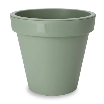 Abbildung von Spetebo Pflanzkübel Kunststoff rund XXL Ø 58 cm terracotta (Stück, 1 St., Blumentopf), klassischer runder für den Garten