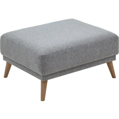 Abbildung von ATLANTIC home collection Hocker &quot;Elvis&quot;, Massivholzfüße