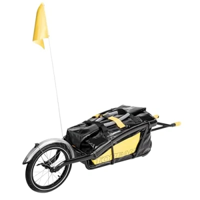 Abbildung von Topeak Gabelsteckachsen Adapter TX Yoke für Journey Trailer, Schwarz Gelb