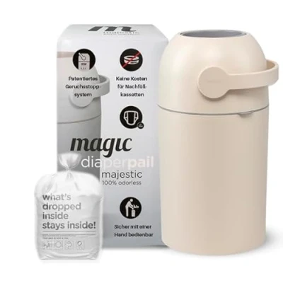 Abbildung von Kinderhaus Blaubaer Windeleimer Magic Majestic mit 1er Nachfüllpack TOP