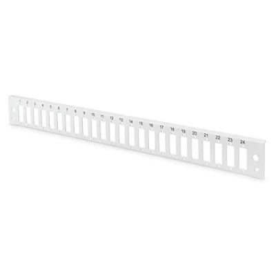 Abbildung von DIGITUS LWL Spleißbox Frontblende Glasfaser Patch Panel 24x SC DX 19 Zoll 1HE Schnellverschluss