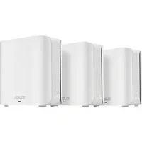 Abbildung von ASUS ZenWiFi BD4 3 Pack, Dualband WLAN Netz, 3600 Mbit/s, Abdeckung von 604 m², Zwei 2,5 GH Anschlüsse, Sicherheits und Elternkontrollen inklusive, Smart Home Master SSIDs, Weiß