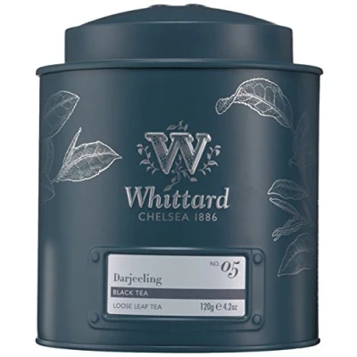 Abbildung von Whittard of Chelsea Darjeeling Loose Leaf Tea Caddy, 1er Pack (1 x 120 g)