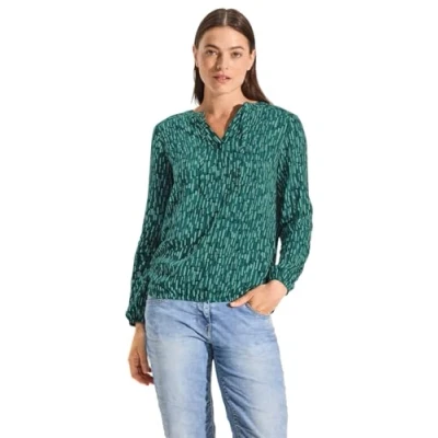 Abbildung von Cecil MIT Smockdetail Bluse, Damen, Größe: XL, Grün