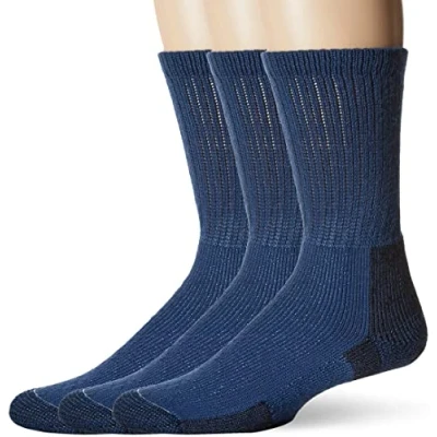 Abbildung von Thorlos Unisex Kx Max Cushion Wandersocken, Dunkelblau (3 Paar), L
