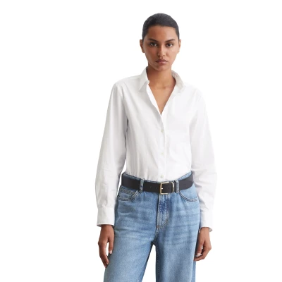 Abbildung von Marc O&#039;Polo Hemdbluse, Damen, Größe: 32, White