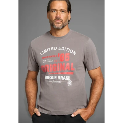 Abbildung von Man&#039;s World T Shirt Kurzarm, für die Freizeit, aus Baumwolle