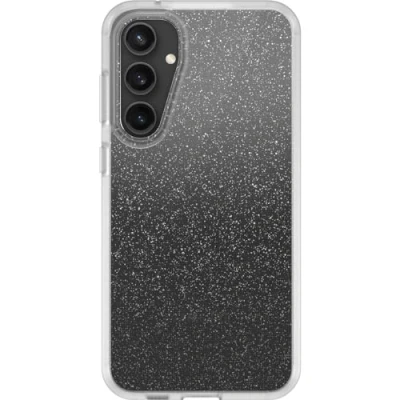 Abbildung von OtterBox Sleek Hülle für Samsung Galaxy S23 FE, stoßfest, sturzsicher, ultraschlank, schützende Hülle, Getestet nach Militärstandard, Stardust Transparent, Keine Einzelhandelsverpackung