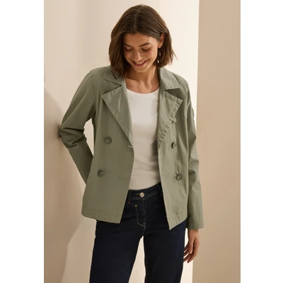 Abbildung von Cecil Kurze Blazer, Damen, Größe: XL, Grün