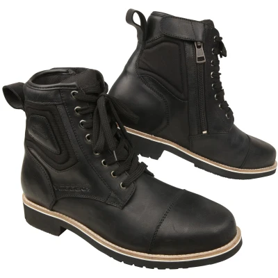 Abbildung von Modeka Wolter Schuhe schwarz 42 Motorradstiefel (Packung, Antistatische und Öl Benzinfeste Sohle)