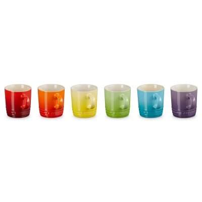 Abbildung von Le Creuset Espressotassen Rainbow 100 ml 6 Stücke