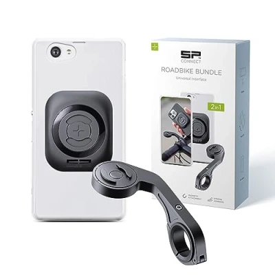 Abbildung von SP CONNECT Road Bike Bundle Universal Interface SPC+ handyhalterung Fahrrad rennrad Lenker Smartphone Halterung für das