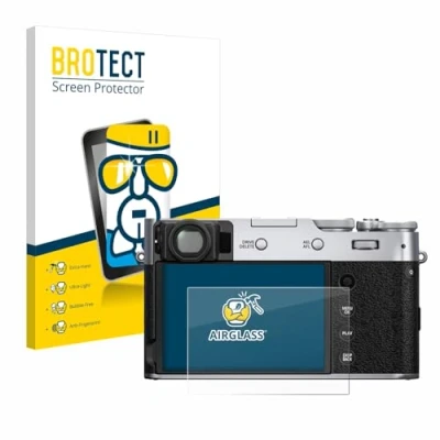 Abbildung von BROTECT Schutzglas für Fujifilm X100V Schutzfolie Panzer Folie Glas [Extrem Kratzfest 9H, Anti Fingerprint, Ultra Transparent]