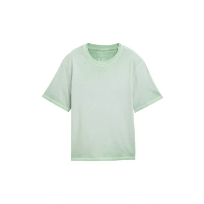 Abbildung von TOM Tailor Denim BOXY FIT Tshirt basic, Damen, Größe: XS, Fresh mint green