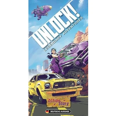 Abbildung von Space Cowboys, Unlock! Action Story, Familienspiel, Rätselspiel, 1 6 Spieler, Ab 10+ Jahren, 60 Minuten, Deutsch