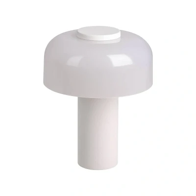 Abbildung von EGLO LED Tischlampe außen Ponente, Akku Nachttischlampe touch dimmbar, Outdoor Tischleuchte kabellos, aufladbar per USB, Metall und Kunststoff in Weiß, warmweiß, neutralweiß, IP44