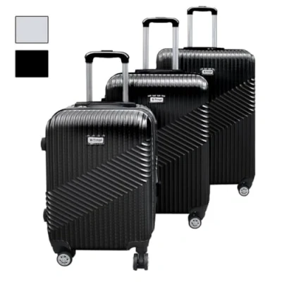 Abbildung von COFI 1453 Trolley Set Reisekoffer 3 teilig ABS Hartschale für Jede Reise Schwarz