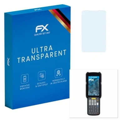 Abbildung von atFoliX Schutzfolie kompatibel mit Zebra MC3300x Folie, ultraklare FX Displayschutzfolie (3X)