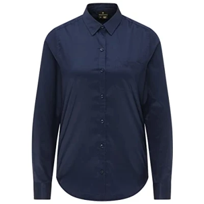Abbildung von LEOMIA Damen Bluse 31216089 LE02, Marine, L