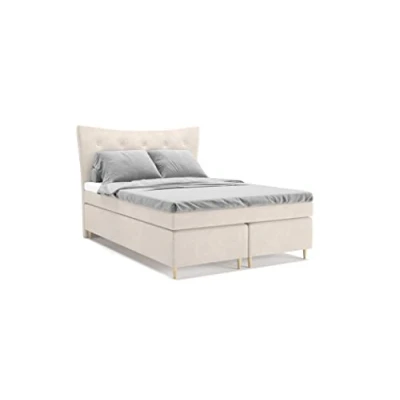 Abbildung von PANDA MÖBEL GmbH Boxspringbett Colorado, 140x200, 160x200, 180x200 Doppelbett, Polsterbett mit Kopfteil, Topper